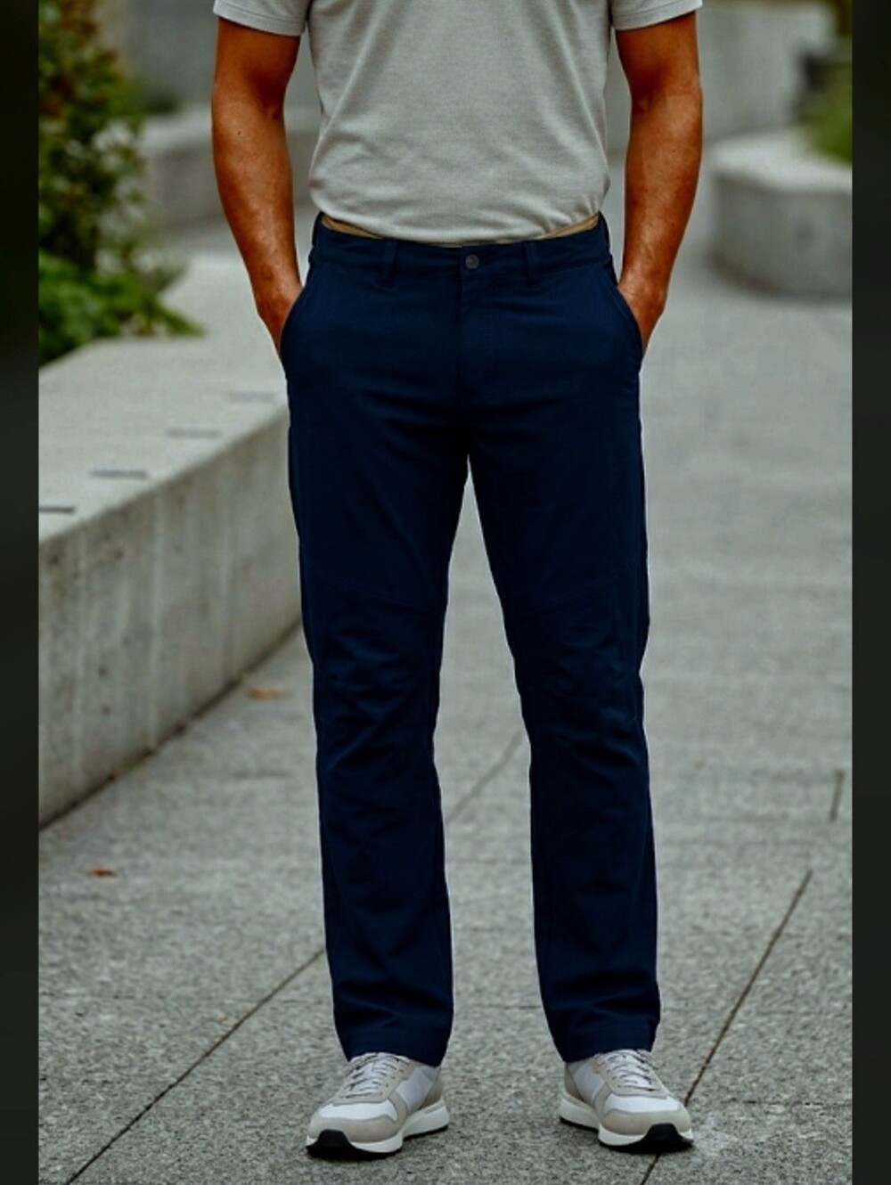 Men's Eddie Bauer UPF 50+ Tech Pants # 1423671 "Atlantic" Navy Size 32/32